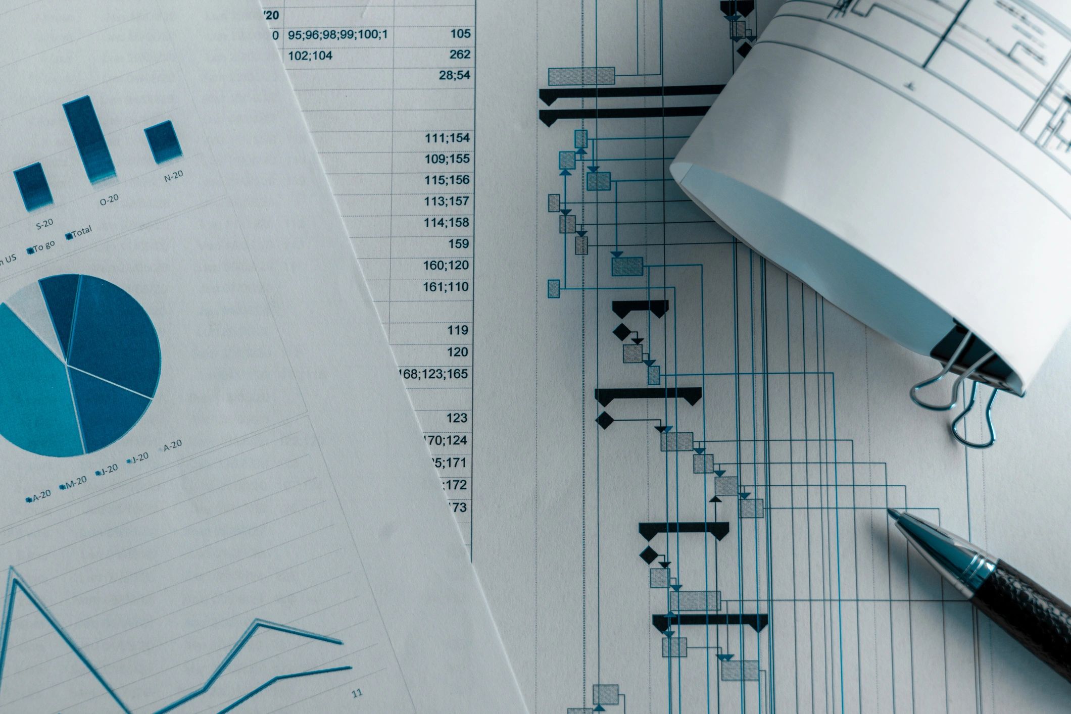 infrastructure construction project timeline engineering blueprint
